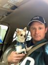 with my fierce Chihuahua Charlotte