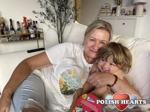 Przywitanie po powrocie z wakacji w Polsce 