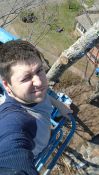 Doing some tree work with my Dad photo booming me