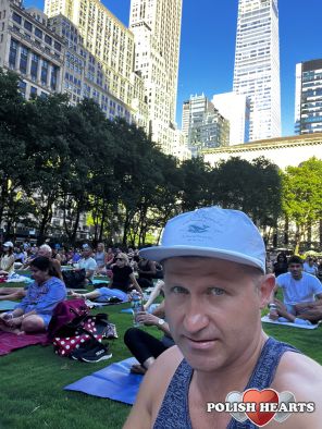 Bryant Park yoga Bryant Park yoga